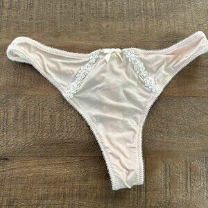 NWOT Gilligan & O'Malley Pink Thong Underwear